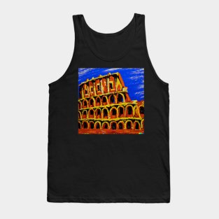 Colosseum Painting Rome Beautiful art Tank Top